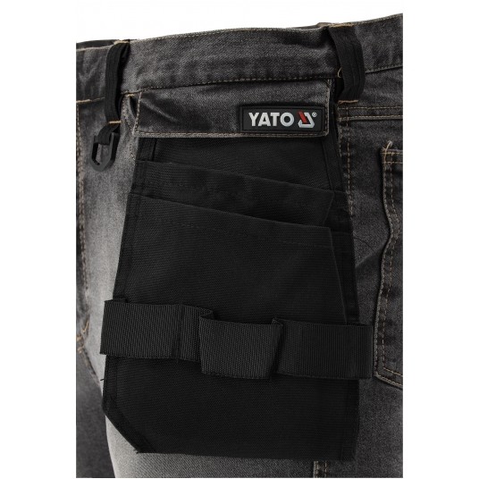 SPODNIE STRETCH JEANS STEEL GREY R. M -zdjęcie numer 10