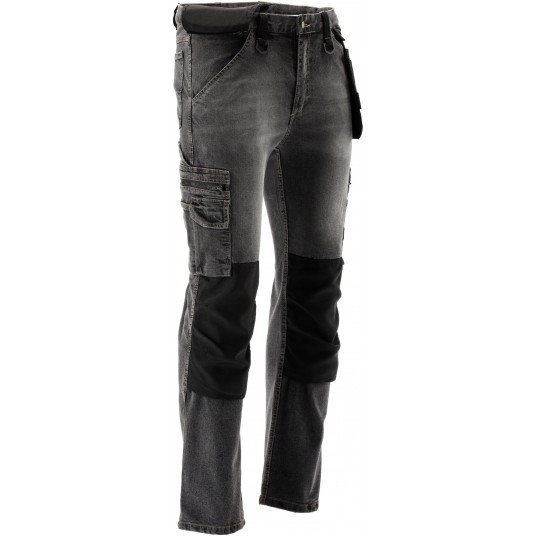 SPODNIE STRETCH JEANS STEEL GREY R. M -zdjęcie numer 6