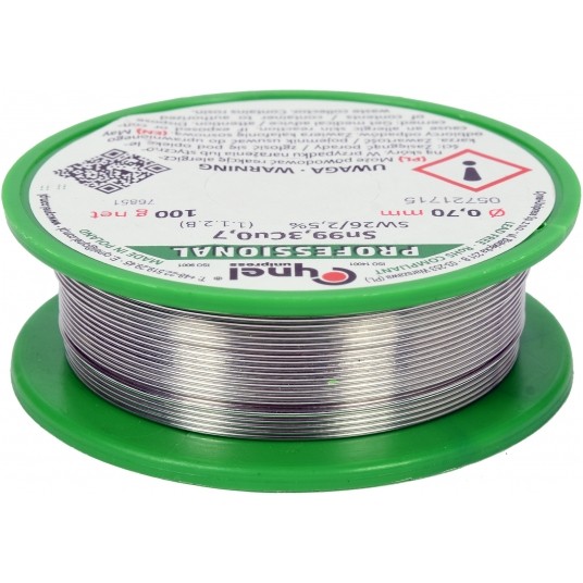 SPOIWO BEZOŁOWIOWE 0,7MM 100G -zdjęcie numer 1