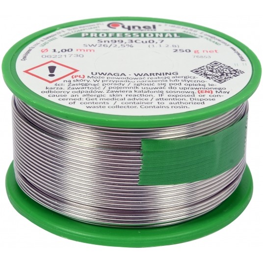 SPOIWO BEZOŁOWIOWE 1MM 250G -zdjęcie numer 1