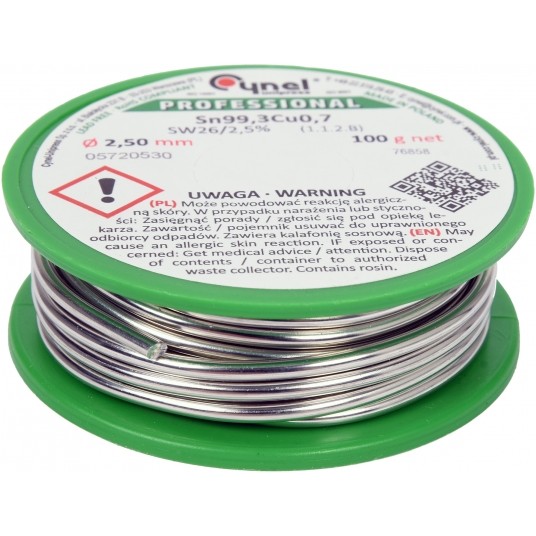 SPOIWO BEZOŁOWIOWE 2,5MM 100G -zdjęcie numer 1