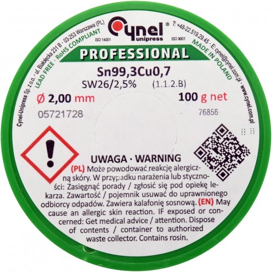 SPOIWO BEZOŁOWIOWE 2MM 100G -zdjęcie numer 2