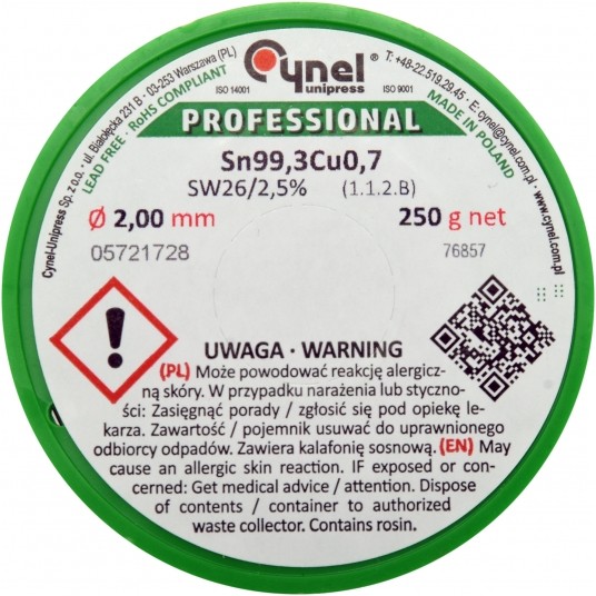 SPOIWO BEZOŁOWIOWE 2MM 250G -zdjęcie numer 2