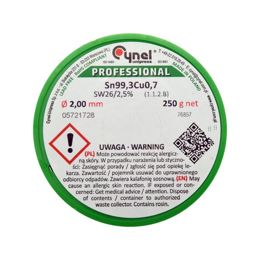 SPOIWO BEZOŁOWIOWE 2MM 250G -zdjęcie numer 2