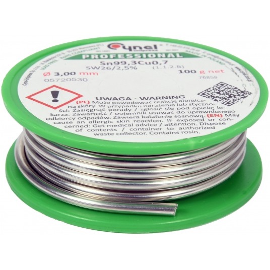 SPOIWO BEZOŁOWIOWE 3MM 100G -zdjęcie numer 1
