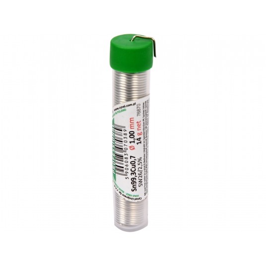 SPOIWO BEZOŁOWIOWE FIOLKA 1MM 14G -zdjęcie numer 1