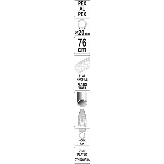 SPRĘŻYNA WEWNĘTRZNA DO GIĘCIA RUR 20MM -zdjęcie numer 4