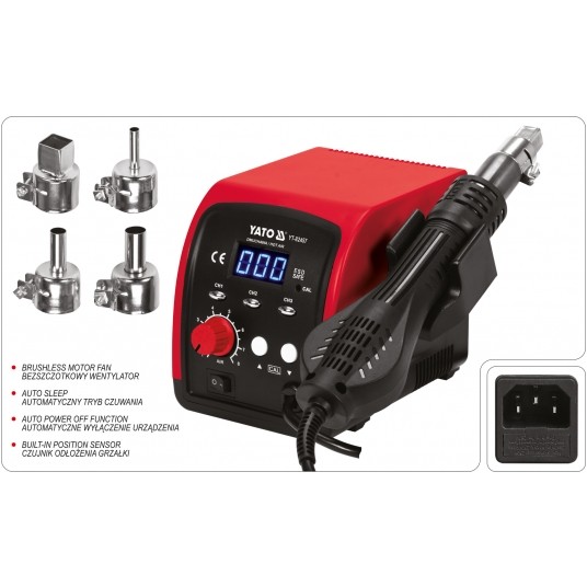 STACJA HOT AIR WYŚW. LED 750W -zdjęcie numer 7