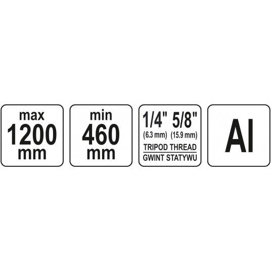 STATYW ALUMINIOWY 120 CM -zdjęcie numer 5