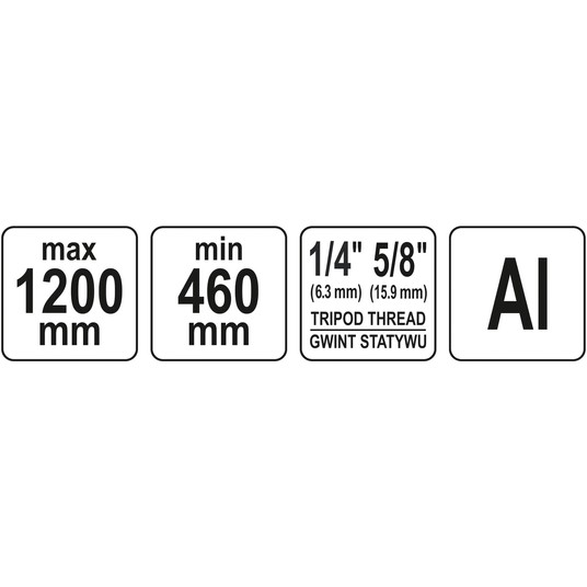 STATYW ALUMINIOWY 120 CM -zdjęcie numer 5