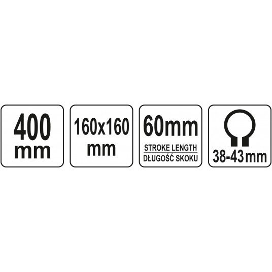 STATYW NA WIERTARKĘ 43MM 400MM -zdjęcie numer 5