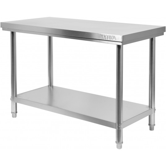 STÓŁ CENTR. SKŁ. Z PÓŁ. 120×70×H85cm -zdjęcie numer 2