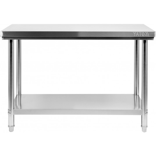 STÓŁ CENTR. SKŁ. Z PÓŁ. 120×70×H85cm -zdjęcie numer 1