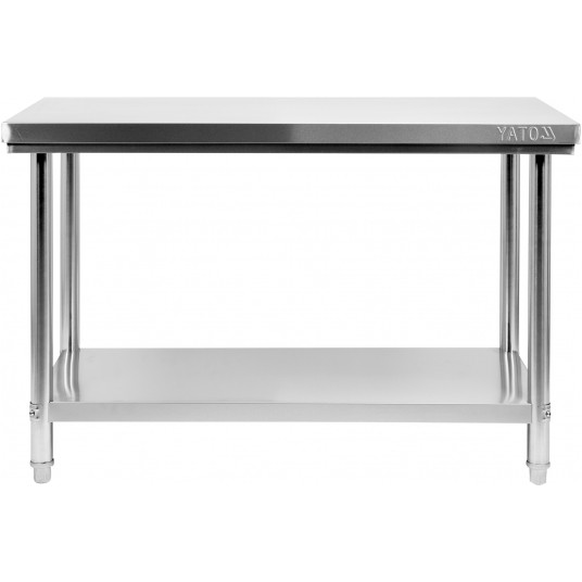 STÓŁ CENTR. SKŁ. Z PÓŁ. 140×70×H85cm -zdjęcie numer 1