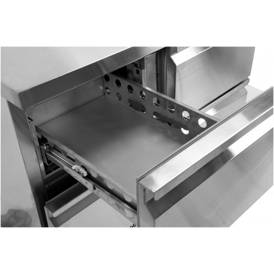 STÓŁ CHŁODNICZY 220L Z 4 SZUFLADAMI -zdjęcie numer 4