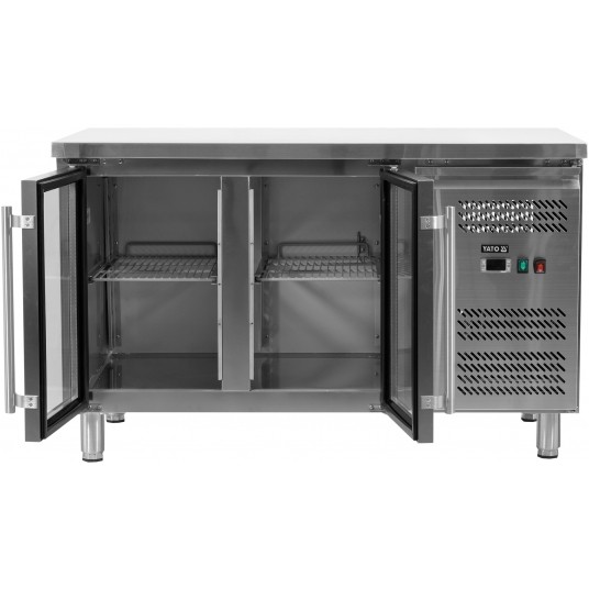 STÓŁ CHŁODNICZY 282L 2 DRZWI PRZESZKLONY -zdjęcie numer 2