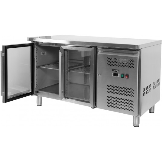 STÓŁ CHŁODNICZY 282L 2 DRZWI PRZESZKLONY -zdjęcie numer 3