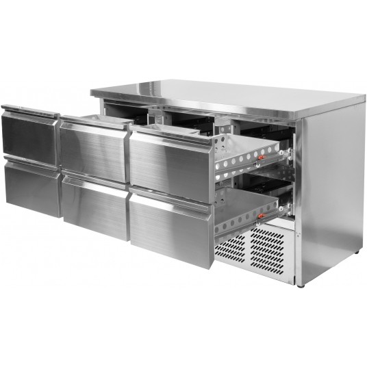 STÓŁ CHŁODNICZY 368L Z 6 SZUFLADAMI -zdjęcie numer 3