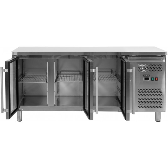 STÓŁ CHŁODNICZY 417L 3 DRZWI PRZESZKLONY -zdjęcie numer 2