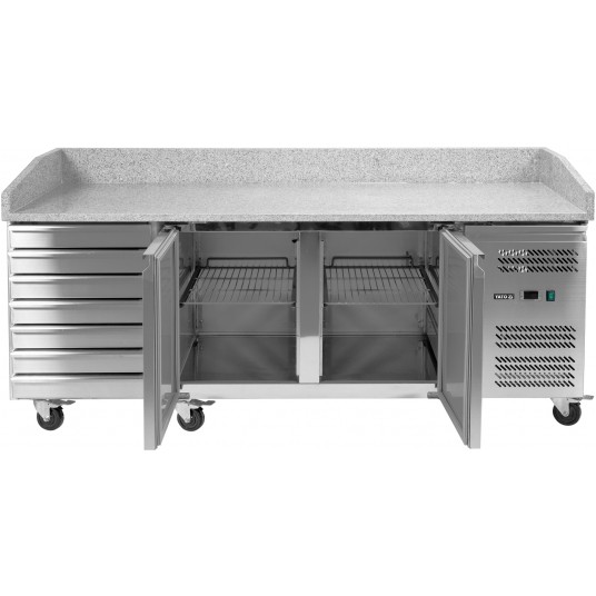 STÓŁ CHŁODNICZY DO PIZZY 580L 7 SZUFLAD -zdjęcie numer 3