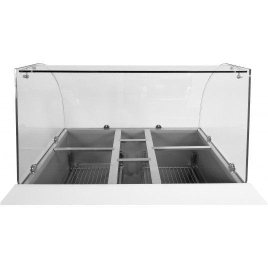 STÓŁ CHŁODNICZY SAŁATKOWY 240L 2 DRZWI -zdjęcie numer 4