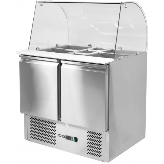 STÓŁ CHŁODNICZY SAŁATKOWY 240L 2 DRZWI -zdjęcie numer 2