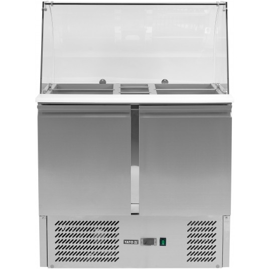 STÓŁ CHŁODNICZY SAŁATKOWY 240L 2 DRZWI -zdjęcie numer 1
