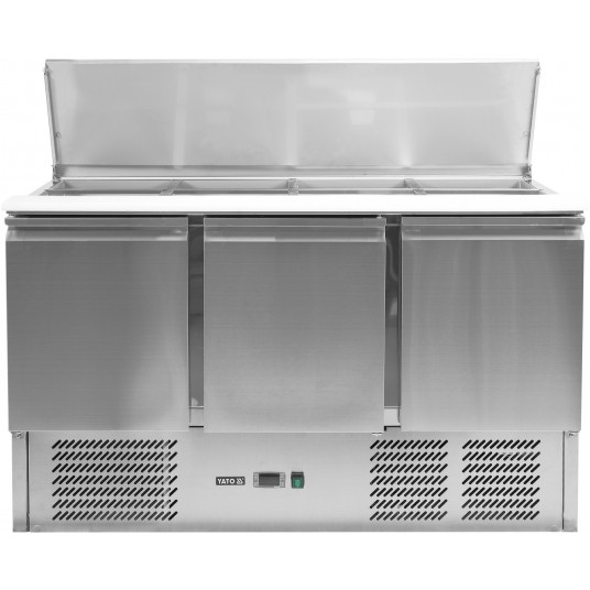 STÓŁ CHŁODNICZY SAŁATKOWY 368L 3 DRZWI -zdjęcie numer 6