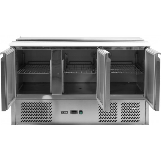 STÓŁ CHŁODNICZY SAŁATKOWY 368L 3 DRZWI -zdjęcie numer 4