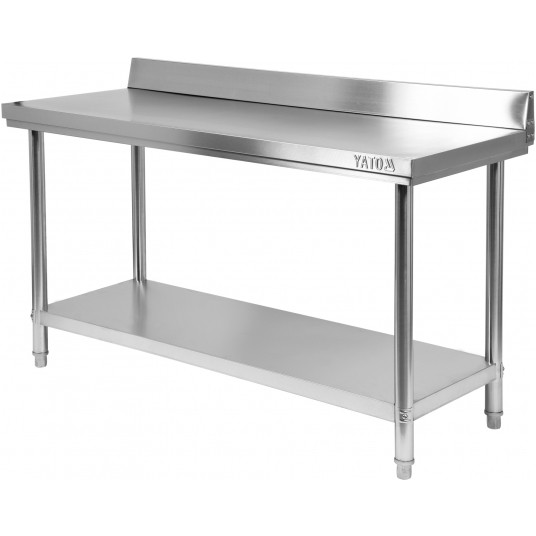 STÓŁ PRZYŚ. SKŁ. Z PÓŁ. 140×60×H85+10cm -zdjęcie numer 3