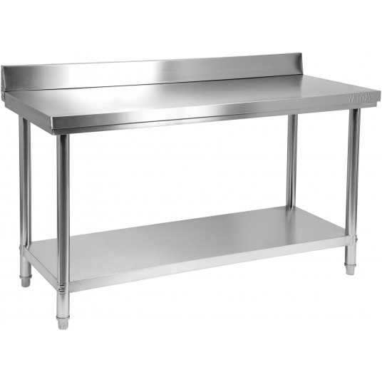 STÓŁ PRZYŚ. SKŁ. Z PÓŁ. 140×60×H85+10cm -zdjęcie numer 2