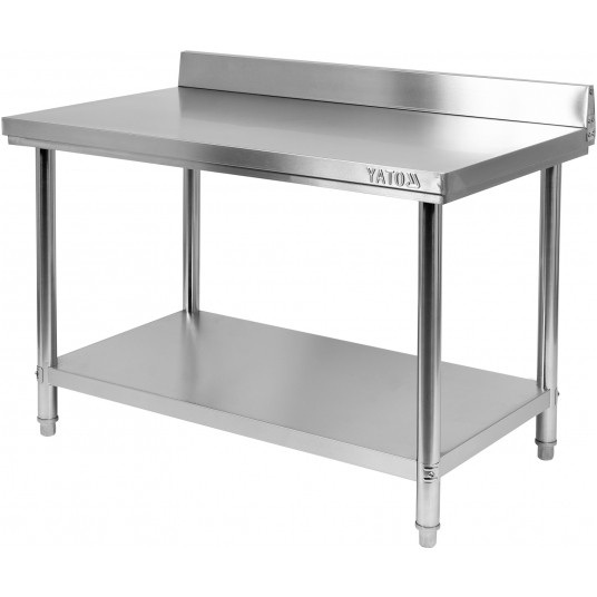 STÓŁ PRZYŚ. SKŁ. Z PÓŁ. 140×70×H85+10cm -zdjęcie numer 3