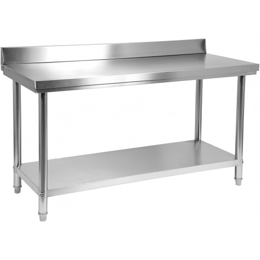 STÓŁ PRZYŚ. SKŁ. Z PÓŁ. 150×60×H85+10cm -zdjęcie numer 2