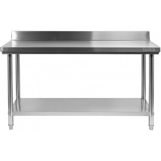 STÓŁ PRZYŚ. SKŁ. Z PÓŁ. 150×60×H85+10cm -zdjęcie numer 1