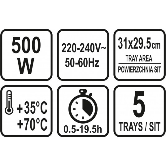 SUSZARKA SPOŻ. 5 SIT 420-500W CZASOMIERZ -zdjęcie numer 9