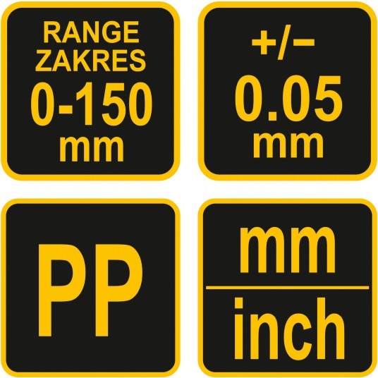 SUWMIARKA 150 MM PLASTIKOWA -zdjęcie numer 4