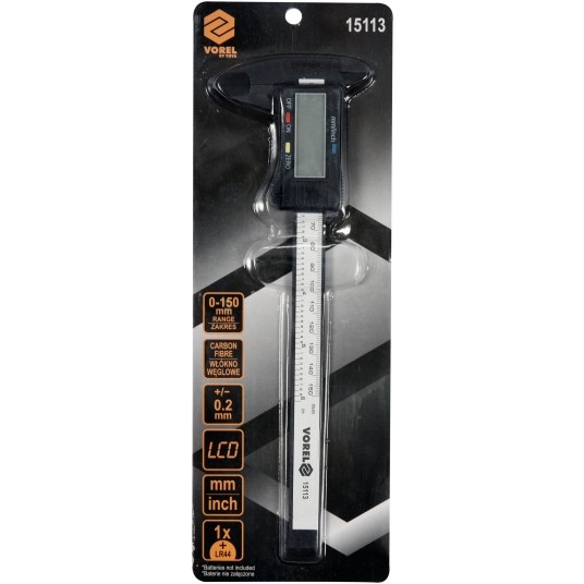 SUWMIARKA ELEKTRONICZNA 150MM CARBON -zdjęcie numer 3