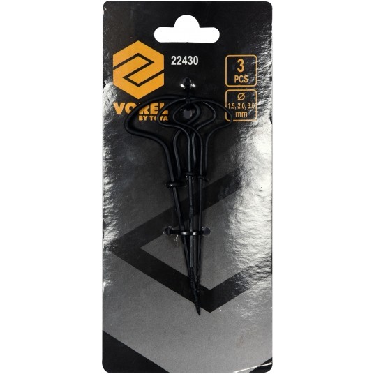 ŚWIDERKI RĘCZNE, 3 SZT. 1,5-2,0-3,0 MM -zdjęcie numer 2