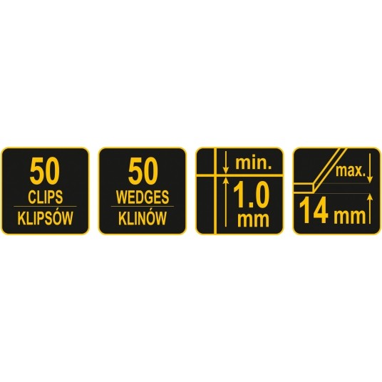 SYSTEM POZIOMOWANIA 1MM 50+50 -zdjęcie numer 2