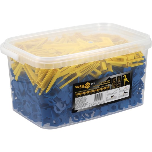 SYSTEM POZIOMOWANIA 2MM 700+200 SZCZYPCE -zdjęcie numer 1