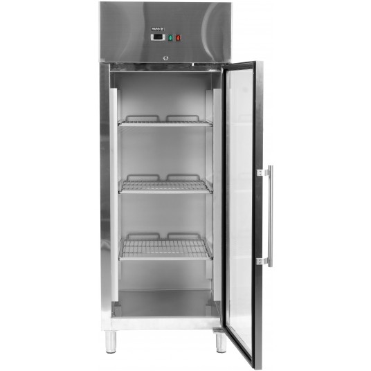 SZAFA CHŁODNICZA GN 2/1 650L PRZESZKLONA -zdjęcie numer 1