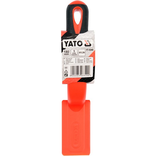 SZCZOTKA NYLON PLASTIK. R. 5-RZĘDÓW,SKRO -zdjęcie numer 2