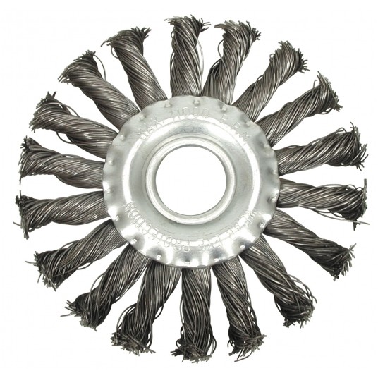 SZCZOTKA TARCZOWA 115MM,DRUT SPLATANY -zdjęcie numer 1