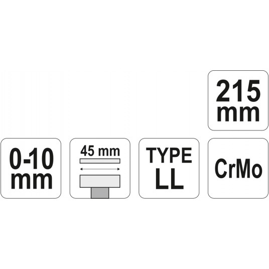 SZCZYPCE BLACHARSKIE TYP LL 215MM -zdjęcie numer 4