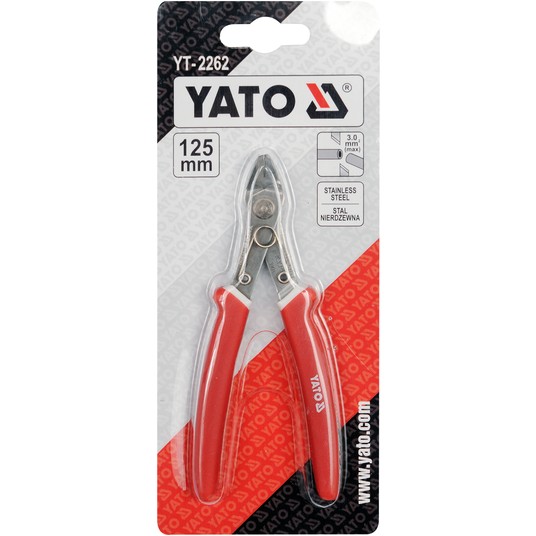 SZCZYPCE BOCZNE PRECYZYJNE INOX 125MM -zdjęcie numer 3