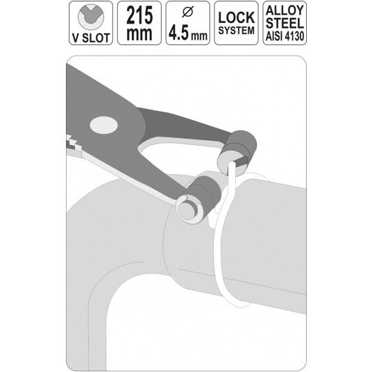 SZCZYPCE DO OPAS. ZACISK. ROZPRĘŻ 4,5MM -zdjęcie numer 3