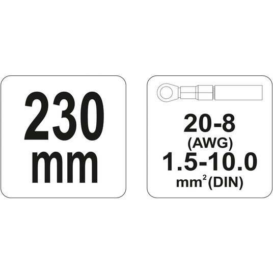 SZCZYPCE DO ZACISK.KONEKTORÓW 1,5-10MM2 -zdjęcie numer 3