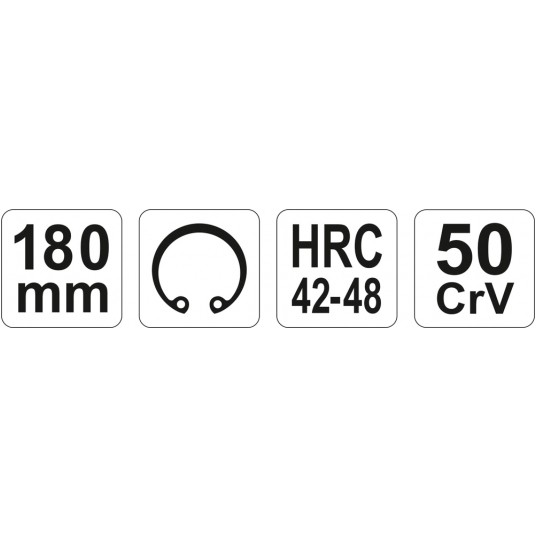 SZCZYPCE SEGERA PROSTE WEWNĘTRZNE 180MM -zdjęcie numer 5