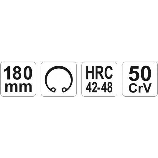 SZCZYPCE SEGERA WYGIĘTE WEWNĘTRZNE 180MM -zdjęcie numer 5