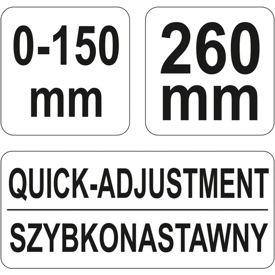 SZCZYPCE SPAWALNICZE SZYBKONASTAW 150MM -zdjęcie numer 5